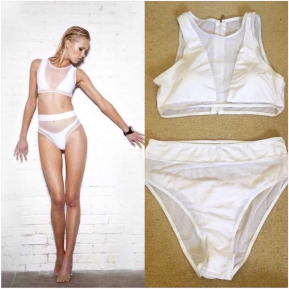 Sheer High Waist Bikini